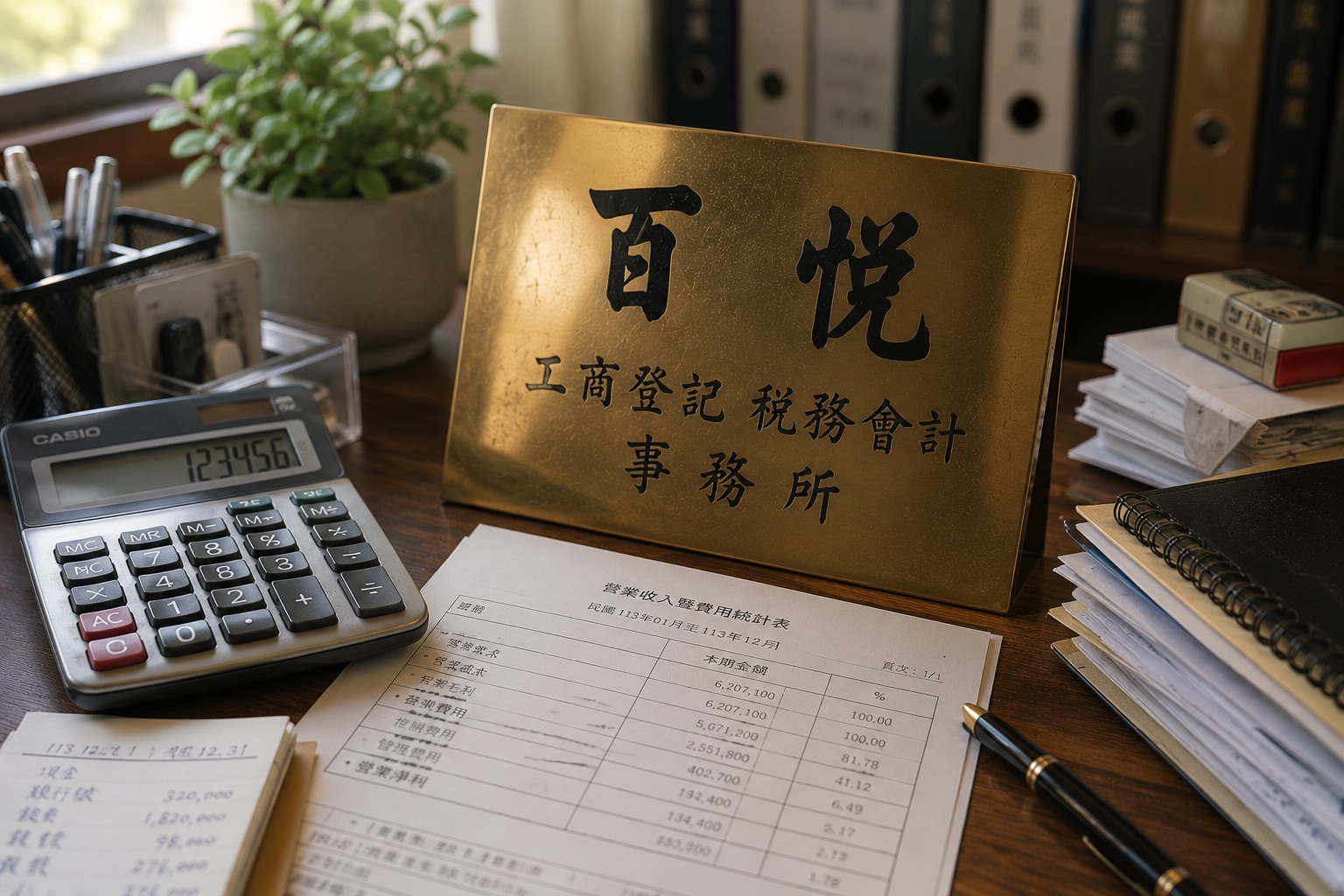 百悅記帳士事務所辦公室環境